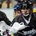 Curtis Knight in his NLL debut vs Toronto Rock on Jan 13, 2013