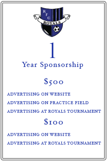 1 Year sponsorship information