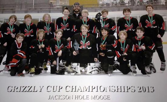 Pee Wees in Grizz Cup Championships