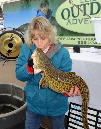 Eel Pout weekend....tradition is to kiss an Eel Pout
