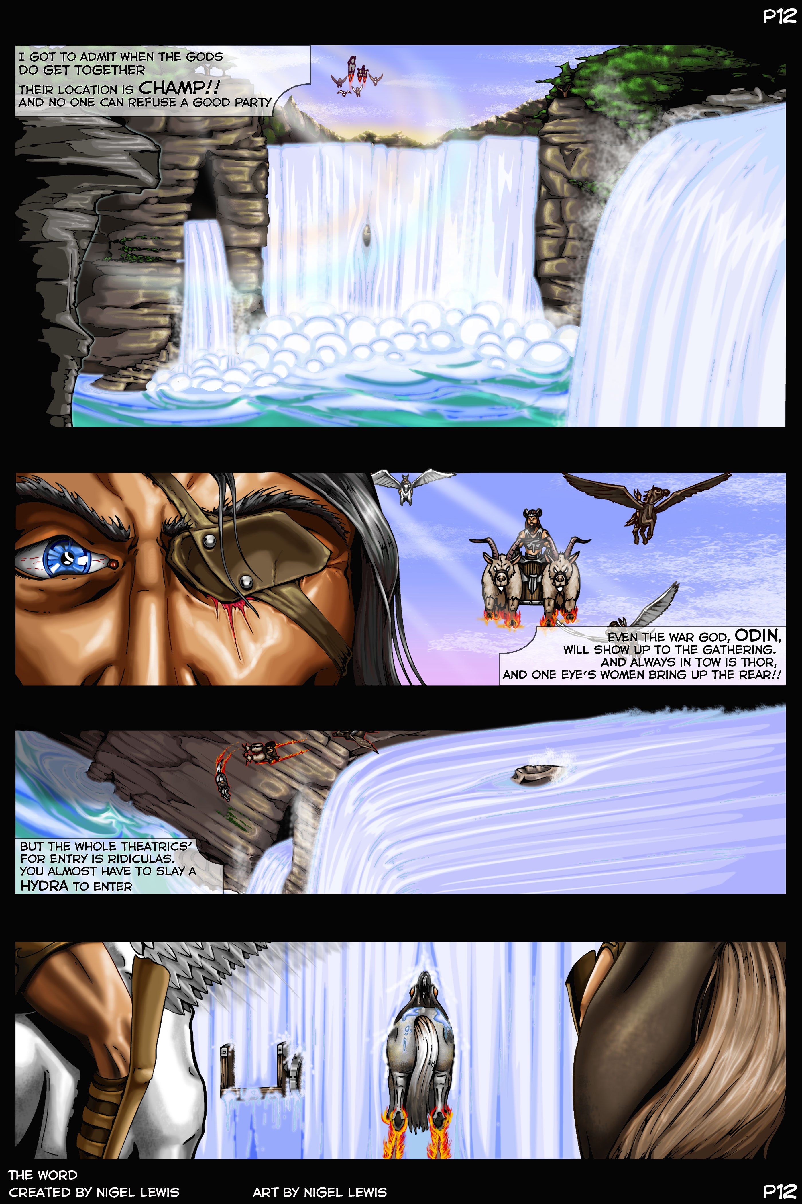 The Word, the word web comic, comic books, comic book publisher, canadian publishing company, nigel lewis, jackal comics