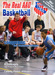 Jummy Fields on the Cover of the AAU Magazine