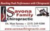 Sponsored by Savona Family Chiropractic
