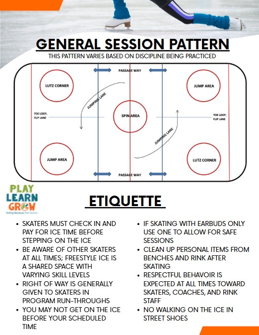 Freestyle Patterns Ice Rink Freestyle/Practice