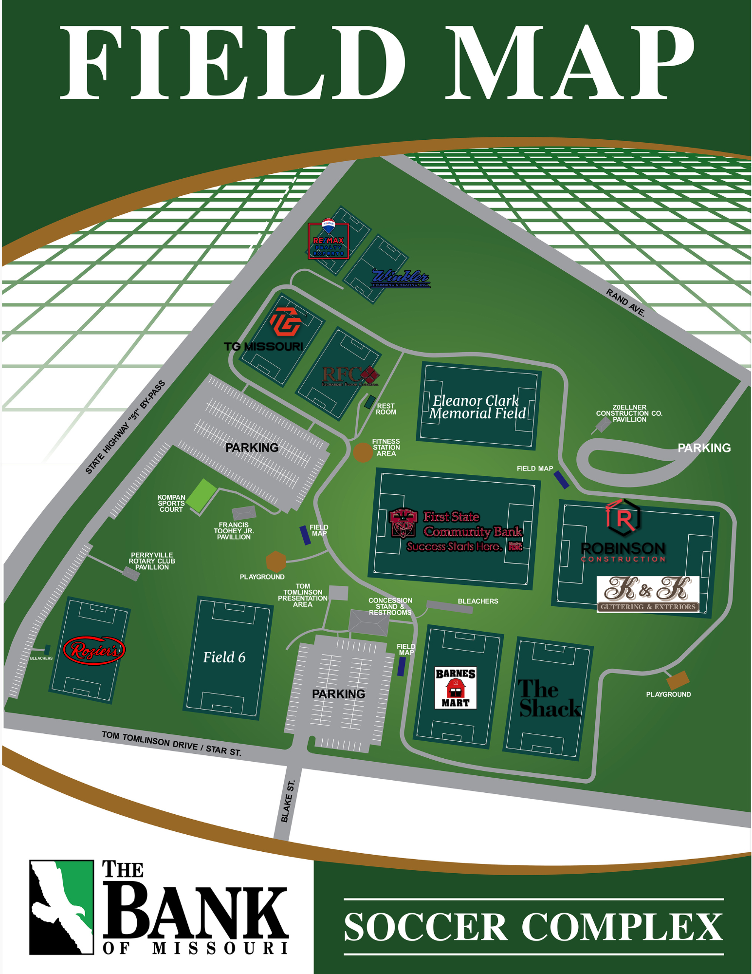 The Bank of Missouri Soccer Complex Field Rental & Usage
