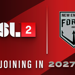 A graphic showing that New England Force will be joining USL League Two for the 2027 season.