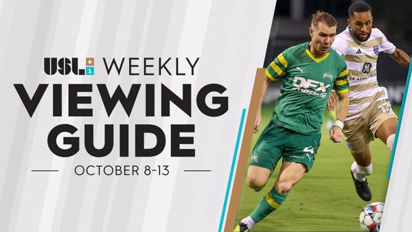 Where to watch the USL Championship and USL League One this week