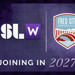 A graphic showing that Fredericksburg City SC will be joining USL W League for the 2027 season.