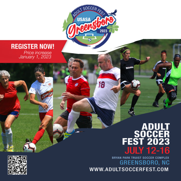2023 Adult Soccer Fest Early Registration Ends December 31