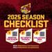 Graphic: 2025 Season Checklist: Register, Get Sports Physical Evaluations Week