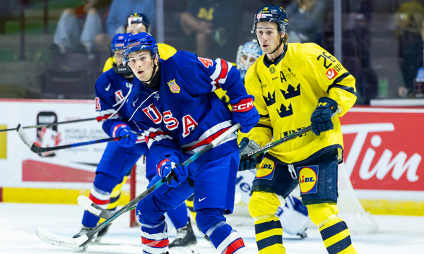 U.S. Drops 5-2 Decision to Sweden at World Junior Summer Showcase