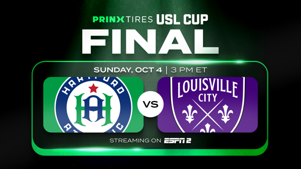 Hartford Athletic vs. Louisville City FC — final de la USL Cup 2026