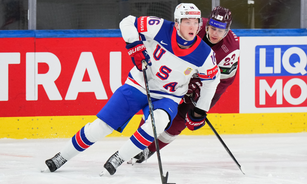 Team USA Falls to Latvia, 4-2, In Mens Worlds Preliminary Contest