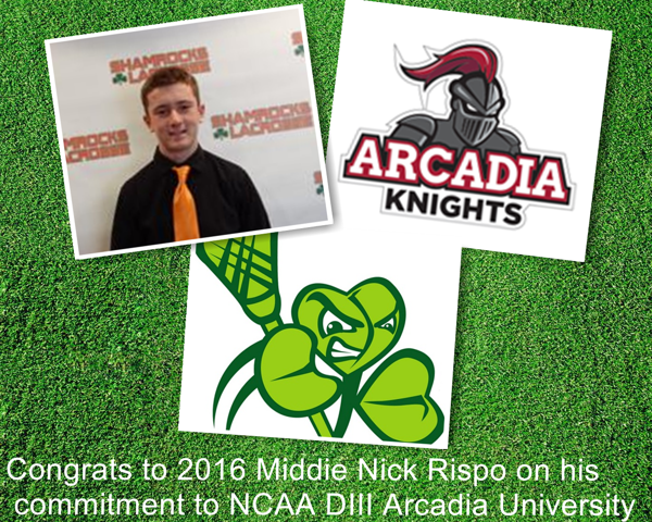 2016 Rispo Commits to Arcadia University