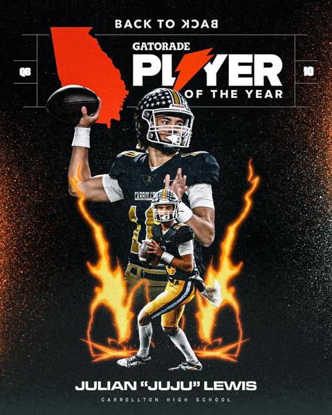 CARROLLTON HIGH SCHOOL STUDENT-ATHLETE NAMED GATORADE GEORGIA FOOTBALL ...