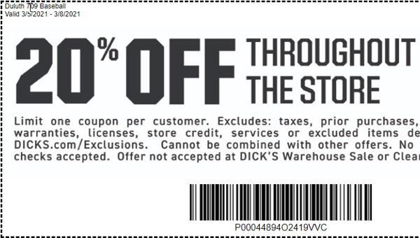 Save With Our Friends At Dick's!