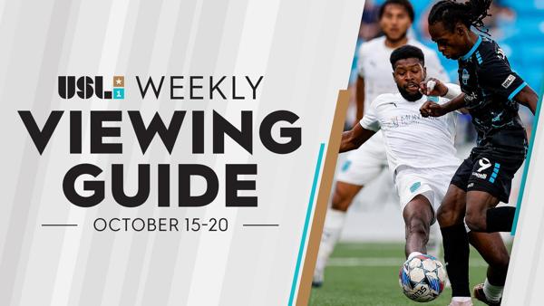 Where to watch the USL Championship and USL League One this week