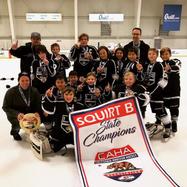 Squirt B2 team crowned CAHA state champions