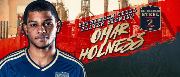 Omar Holness - Bethlehem Steel FC new signing
