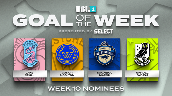 USL League One Goal of the Week – Week 10