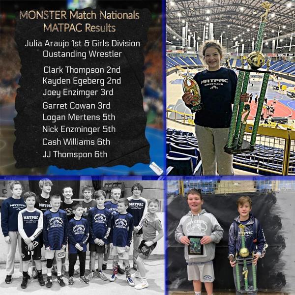MATPAC PLACES 10TH OUT OF OVER 200 TEAMS AT MONSTER MATCH IN DENVER!!
