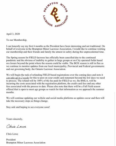 Presidents Message