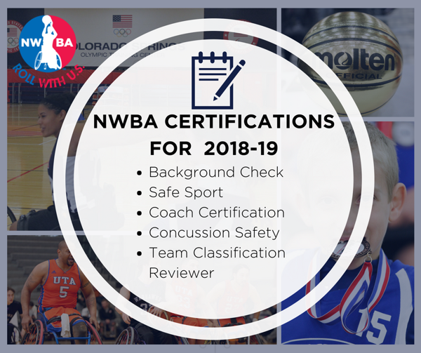 NWBA launches 2018-19 Athlete Safety Procedures & Certification Trainings