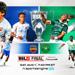 A graphic promoting the 2026 USL League Two Final on Saturday, August 1 between the Flint City Bucks and Vermont Green FC.