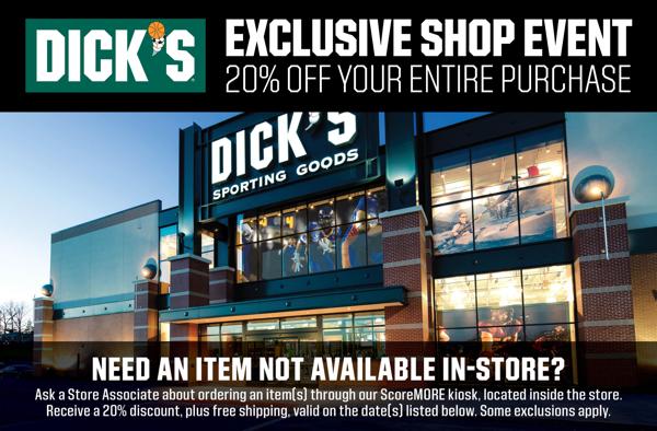 Dick's Sporting Goods Memorial Day Discount Deal