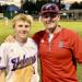   Helena Senators shortstop Walker DesRosier (left) broke assistant coach Anthony Hogan's 2009 regular-season runs scored program record Saturday night during a six-inning 11-1 conference victory over Medicine Hat. DesRosier has scored 89 runs and countin