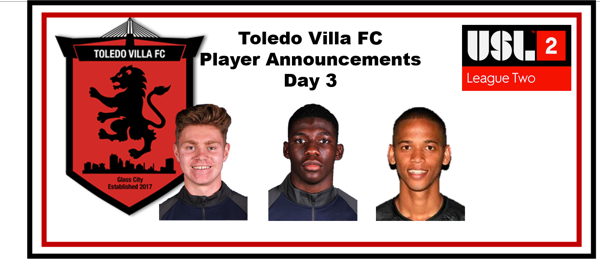 Toledo Villa FC 2021 Season Player Announcements Day 3