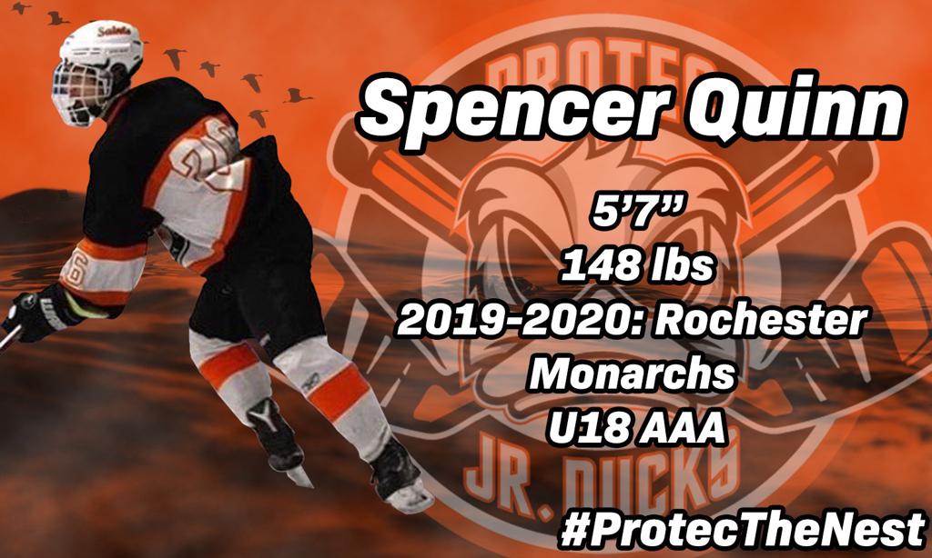 Spencer Quinn Joins the Protec Jr Ducks