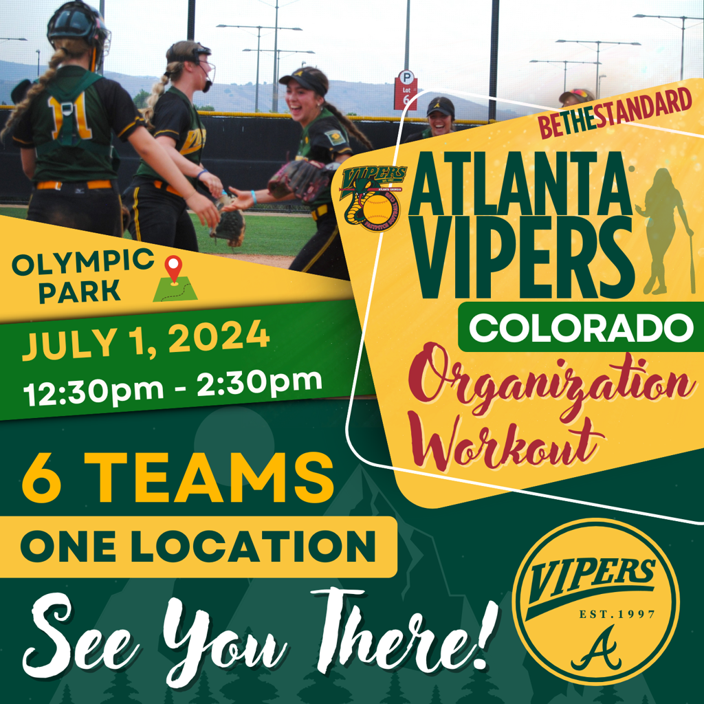 Atlanta Vipers Elite Fastpitch Colorado Organization Workout 2024