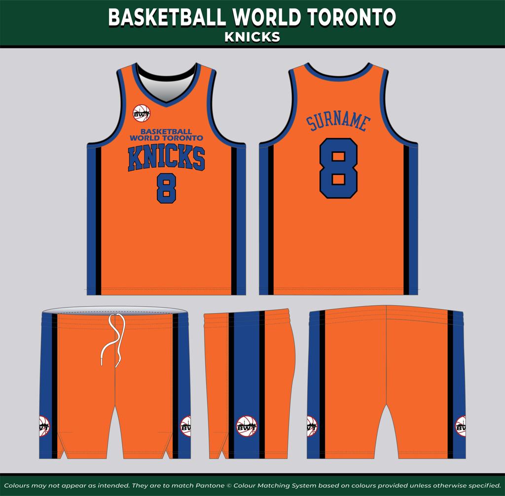 BWT Custom Jersey - Knicks - Orange