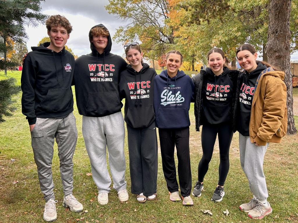Teammates cheered on Sophia Engesser at the state meet