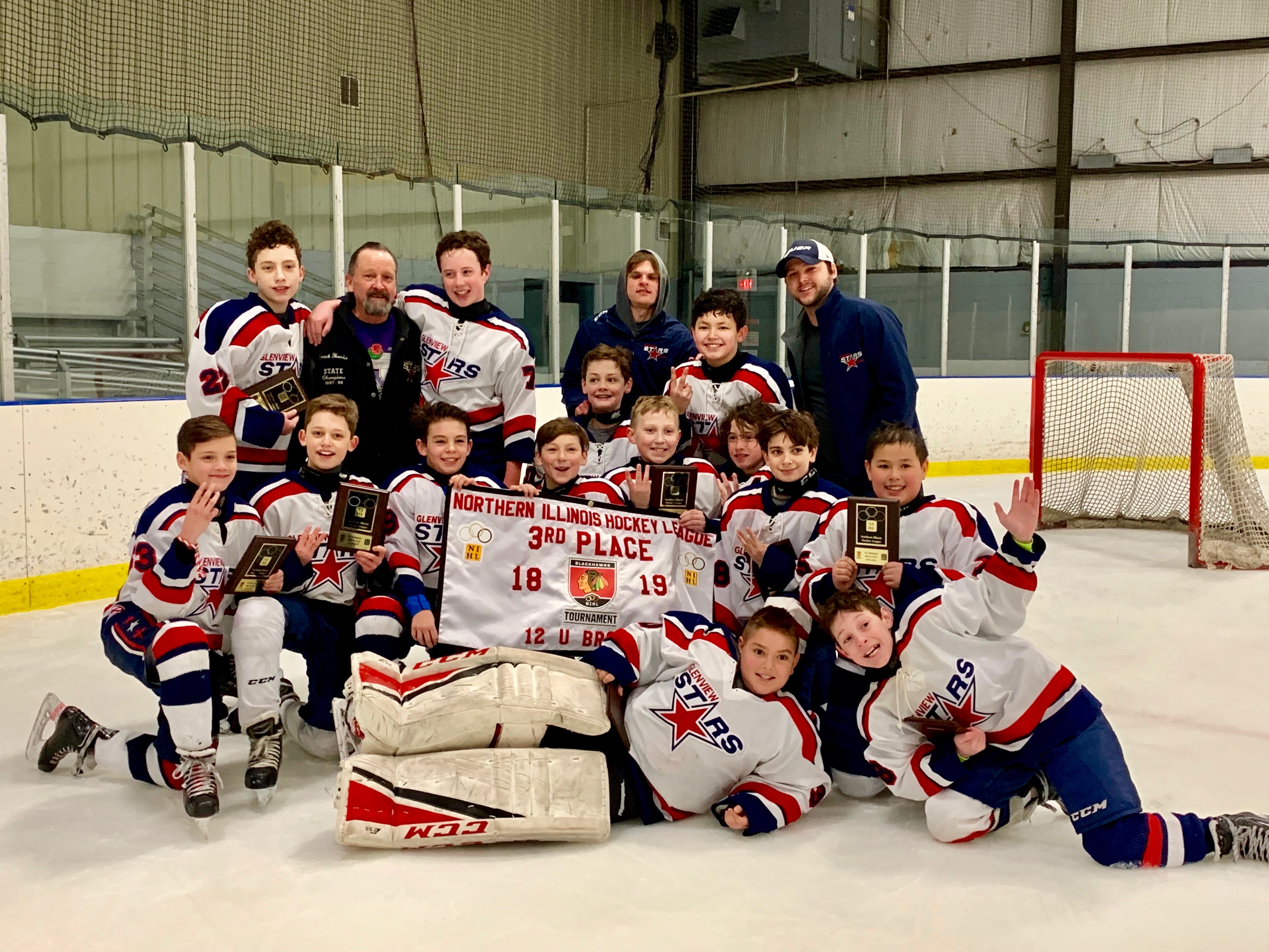 Glenview Stars PeeWee Bronze 12U Boys NIHL 3rd Place
