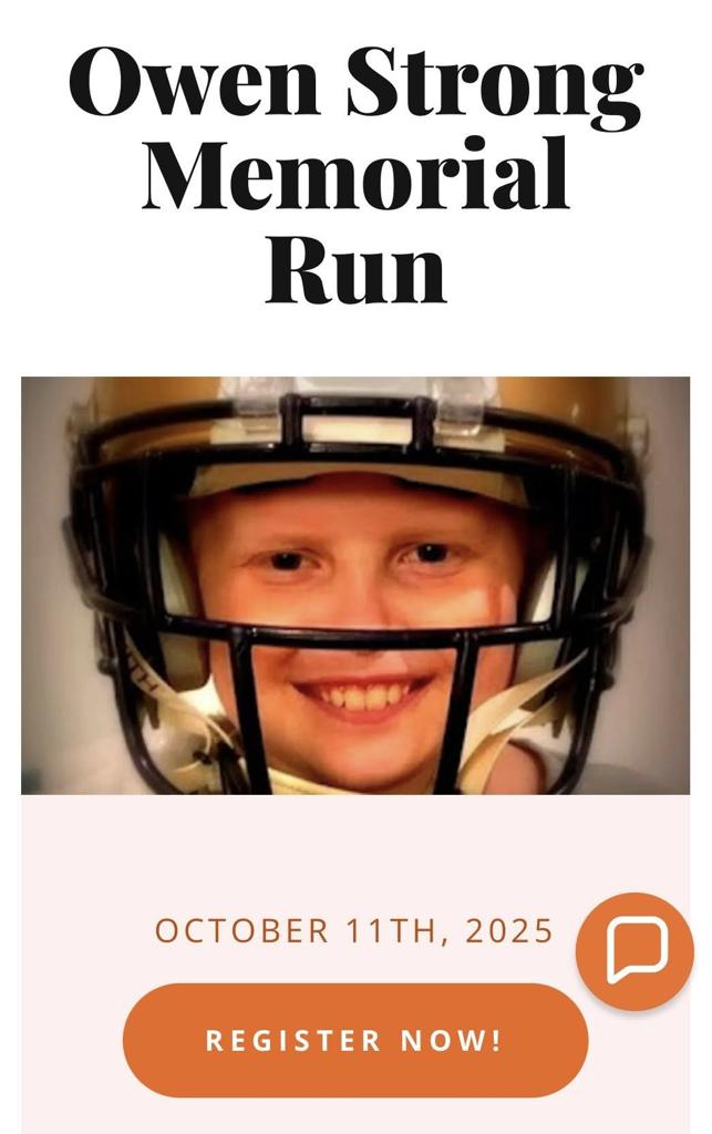 2025 Owen Strong Run - Saturday, October 11th