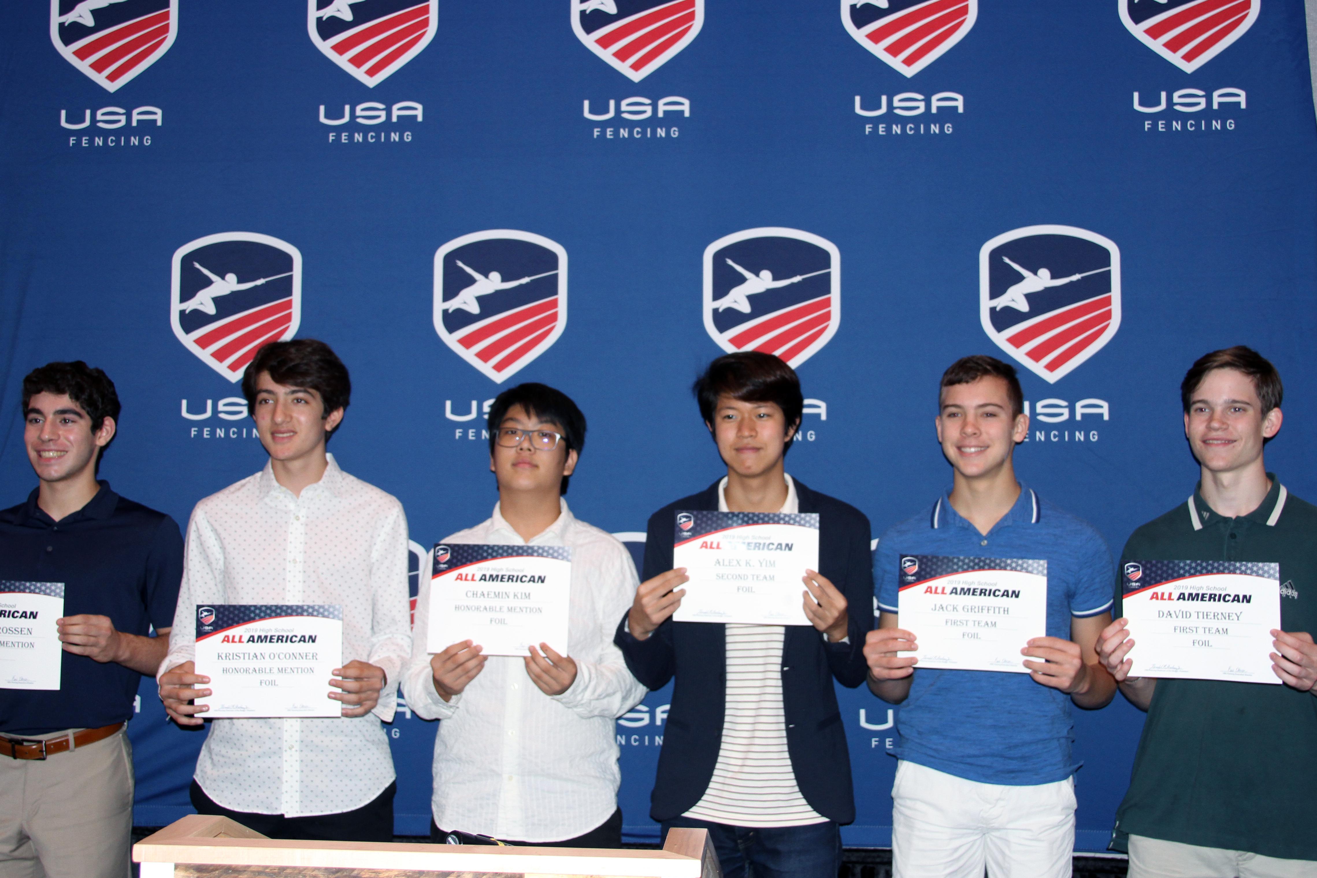 USA Fencing Names 2018 19 All American Team