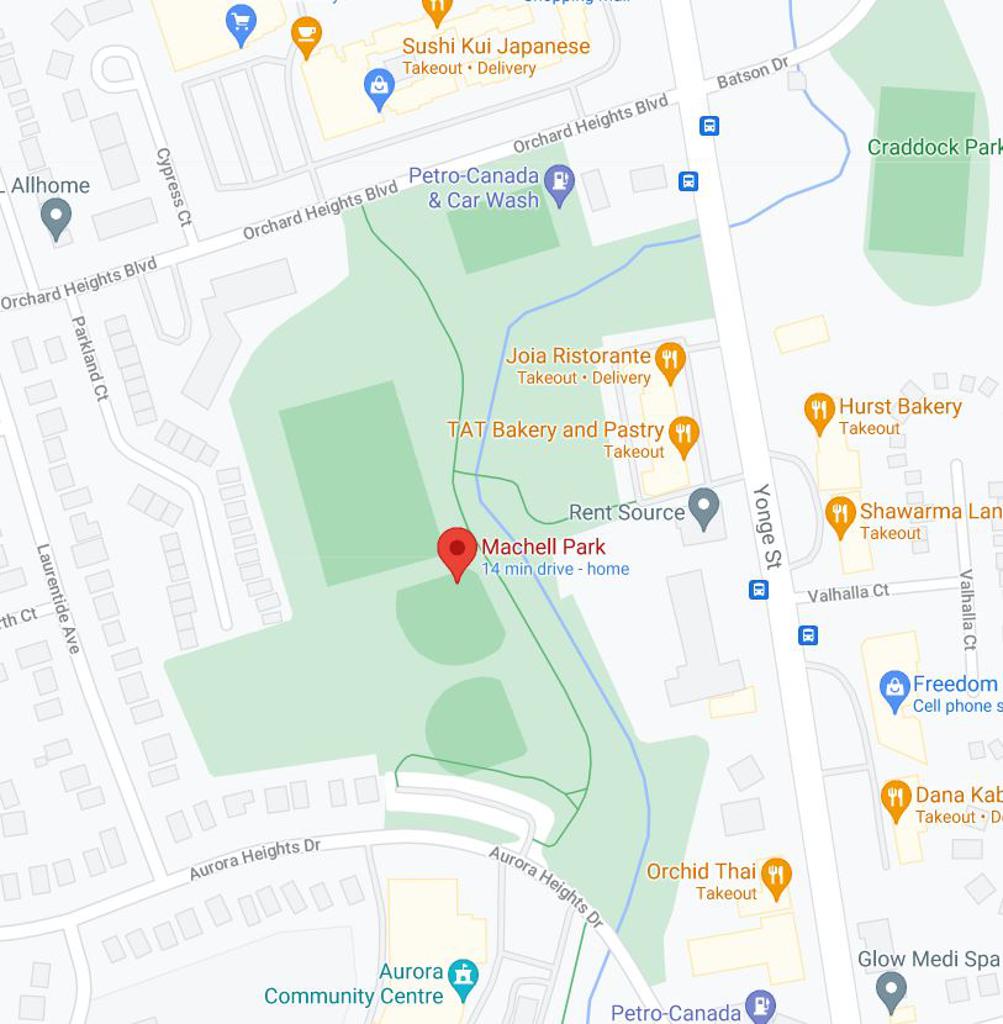 Machell Park - Aurora Heights Drive