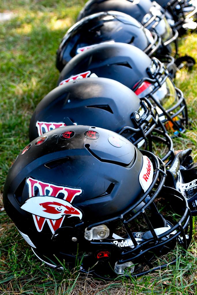 Howard County Warhawks Youth Football helmet