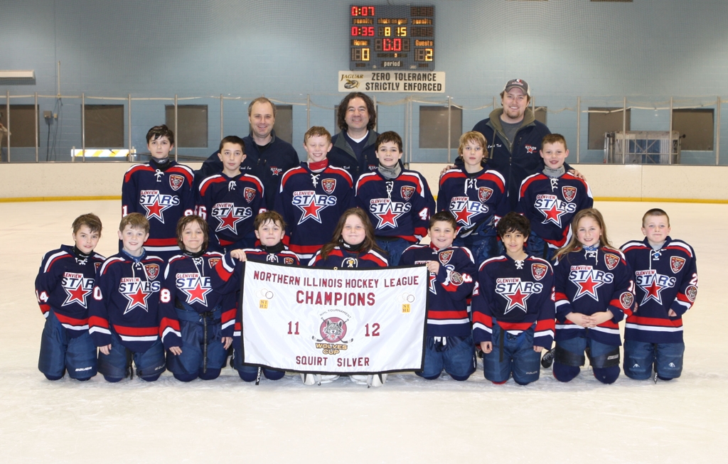 Squirt 2 Wins NIHL Wolves Cup, Takes 3rd in State Photos Glenview
