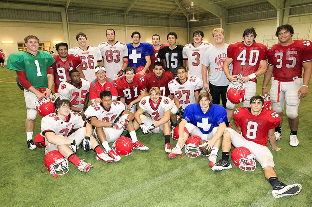 2012 Football Camp Photos Dalton High School Football Quarterback Club