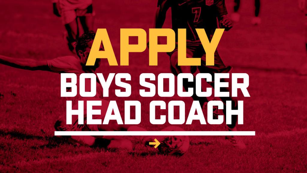 Graphic: Join the Teddy Nation. Coach Teddy Boys Soccer. Boys Varsity Head Coach