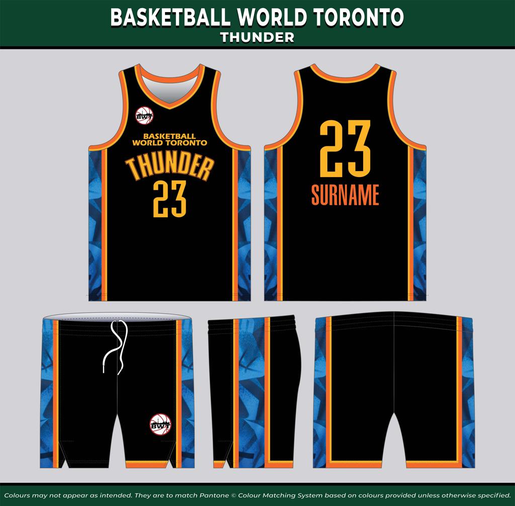 BWT Custom Jersey - Thunder - Black