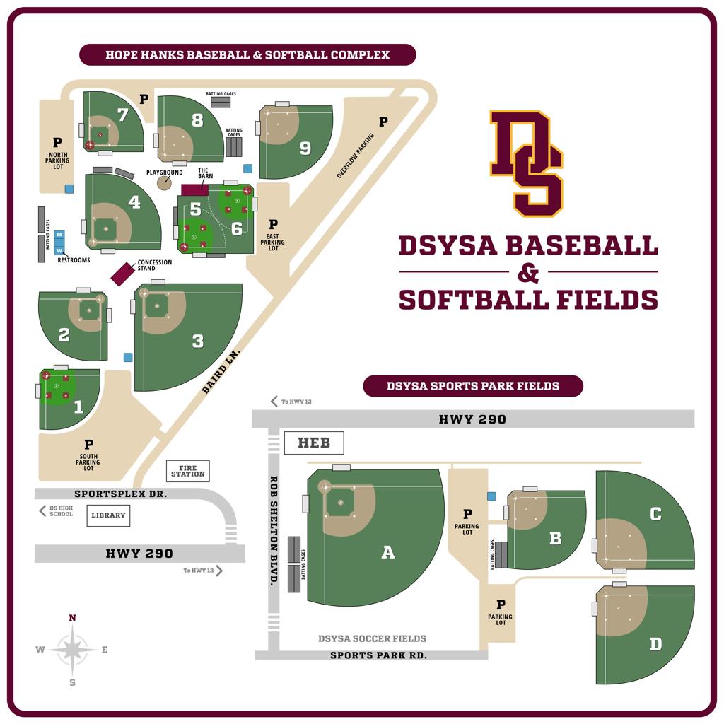 DSYSA Baseball Softball Field Status