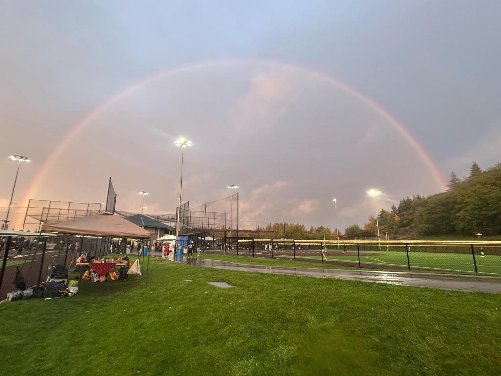 Rainbow over Phil Johnson