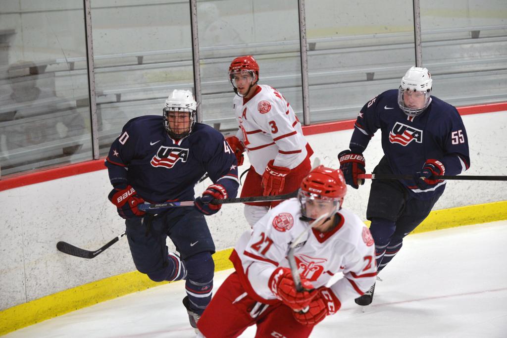 Dubuque vs. Under17 Team Photos USA Hockey National Team