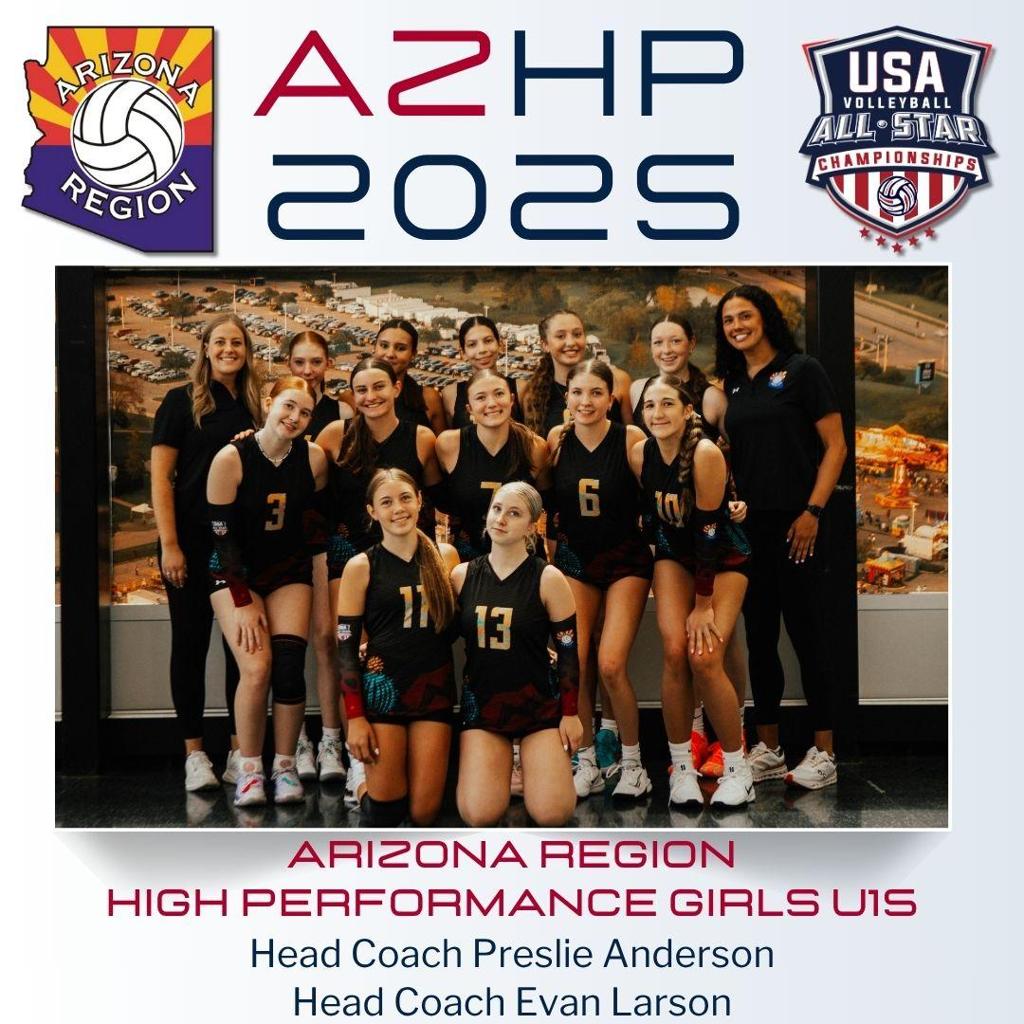 AZHP Girls U15 Team Photo