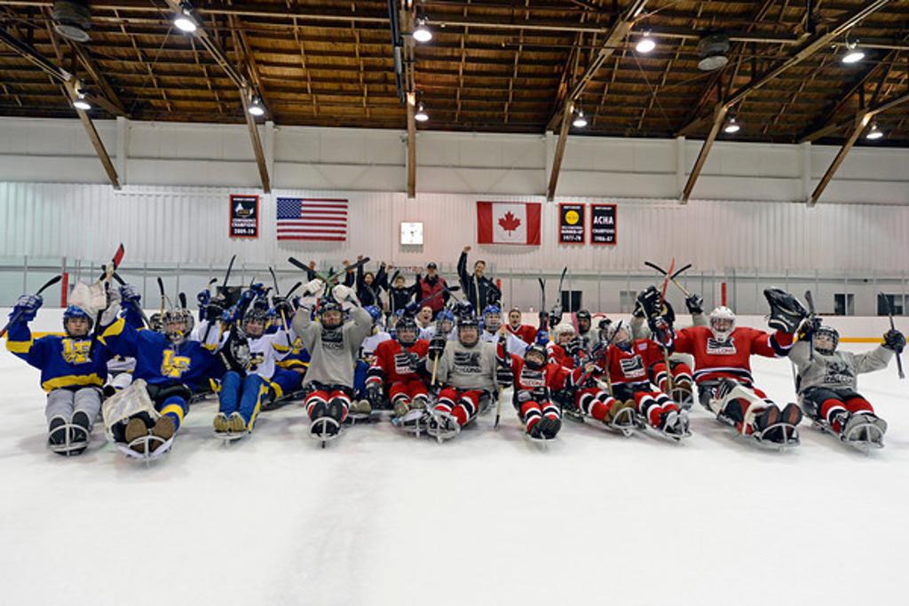 The Lake Forest High School (LFHS) Varsity Scouts Hockey Team Gives Back!