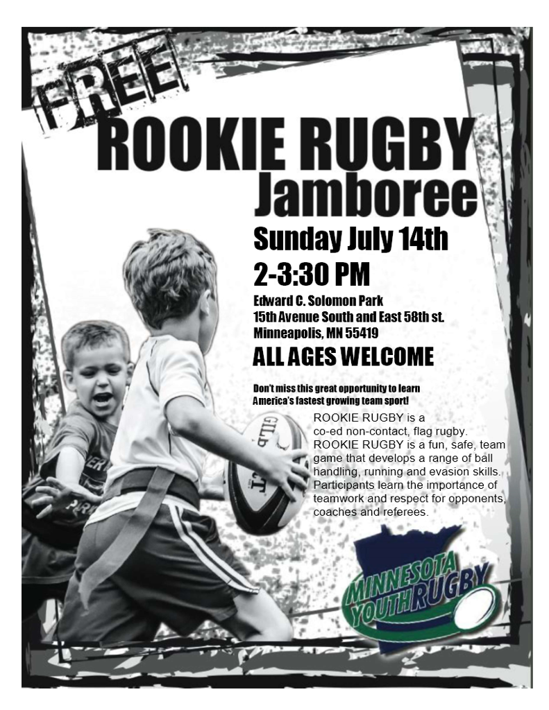 FREE Flag Rugby Jamboree this Sunday for ALL AGES